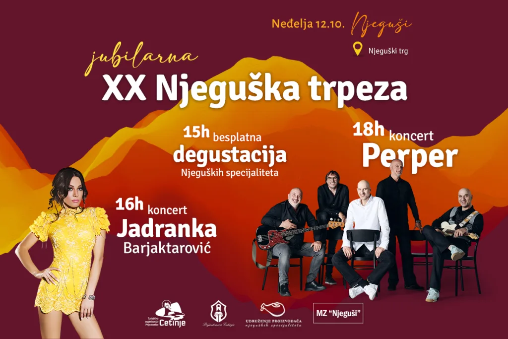 “Njeguška trpeza” u nedjelju, 12. oktobra na Njegušima