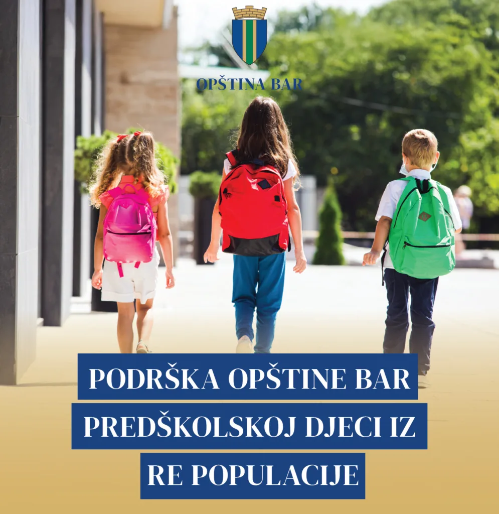 Opština Bar: Podrška predškolcima iz romske i egipćanske zajednice