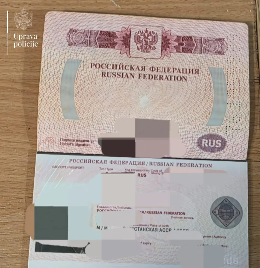 Na Aerodromu Podgorica uhapšen Rus koji se potražuje zbog ubistva