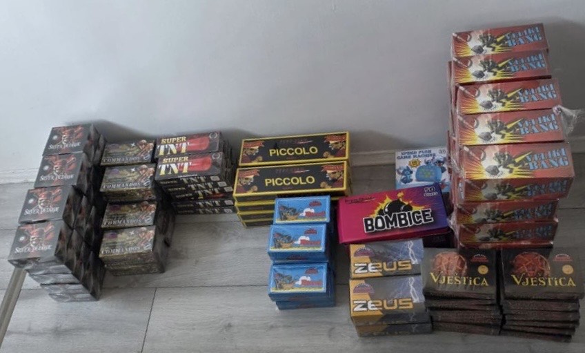 U Nikšiću oduzeto skoro 11.000 petardi