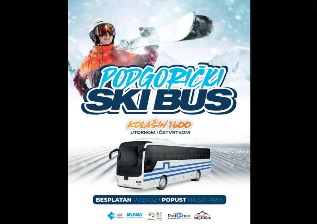Podgorički ski-bus Kolašin 1600 od 15. januara