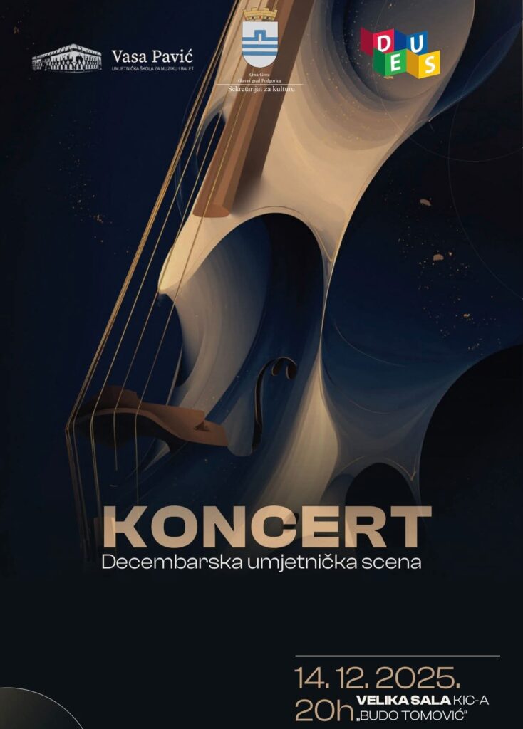 Koncert Umjetničke škole za muziku i balet „Vasa Pavić“ u KIC-u “Budo Tomović”