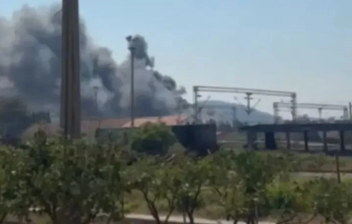 Bar: Požar iza željezničke stanice