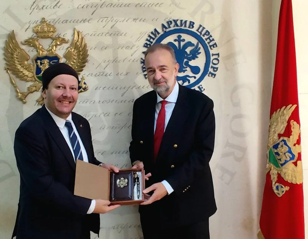 Nadvojvoda Karl von Habsburg posjetio Državni arhiv Crne Gore