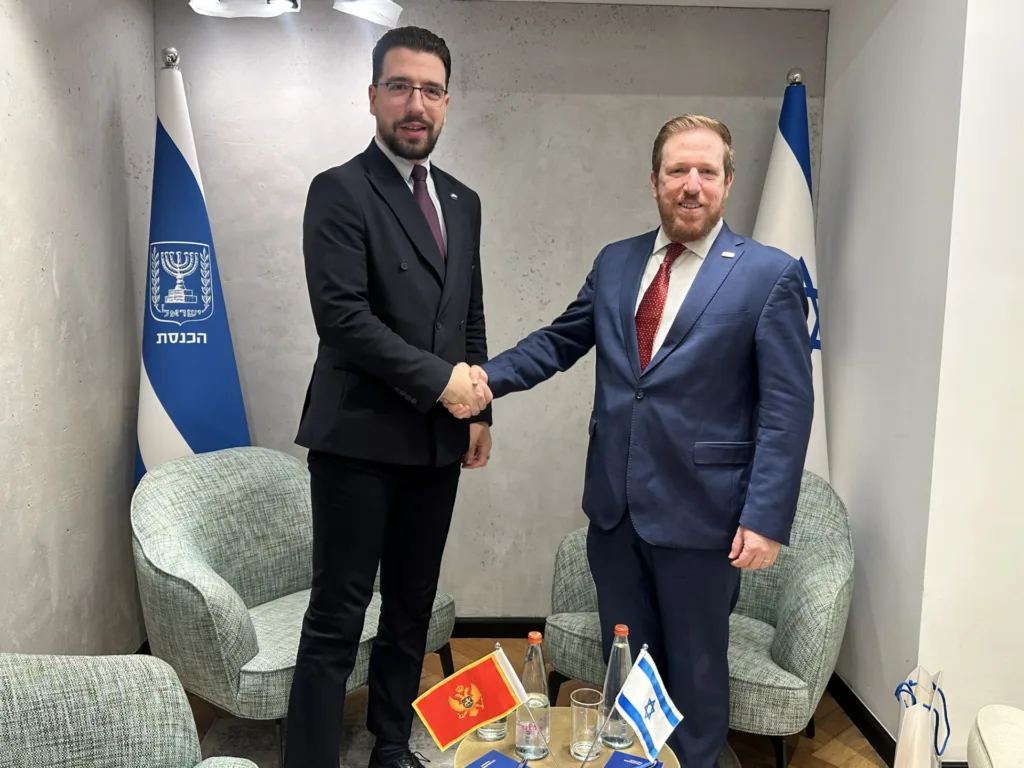 Miličić – Tal: Šaljemo snažnu poruku prijateljstva Skupštine Crne Gore i izraelskog Kneseta