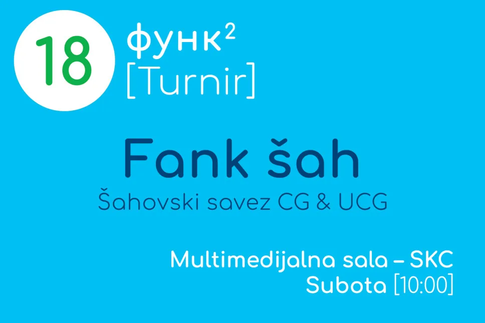 U subotu FUNK šah 2025